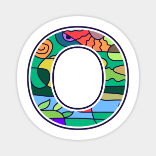 Alphabet O Magnet