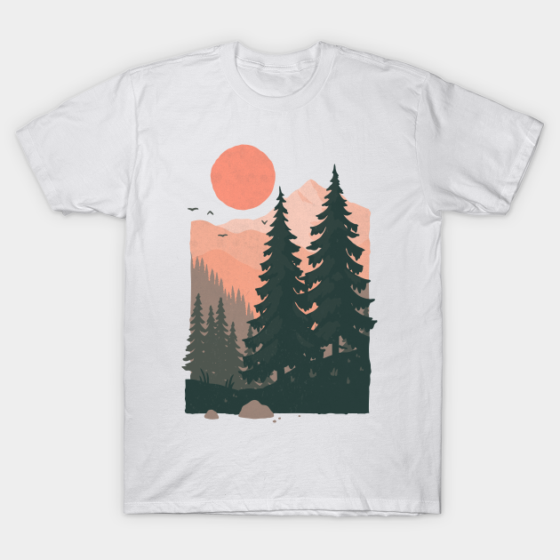 Twin Pines - Nature - T-Shirt