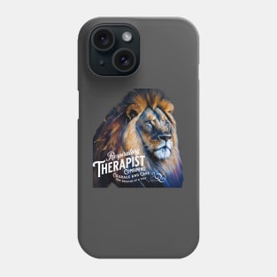 Respiratory Therapist, Combining Courage and Care One Breathe at a Time Phone Case