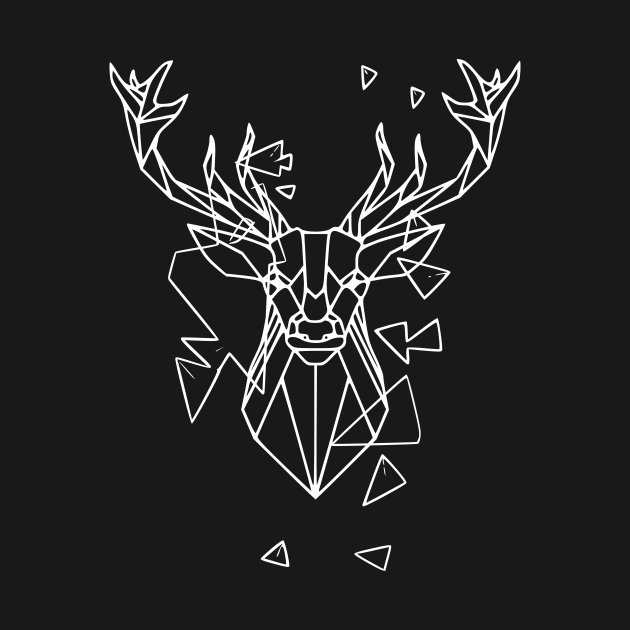 geometric deer by DAVINCIOO