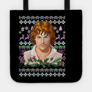 Jamie Fraser Ugly Christmas Sweater Tote