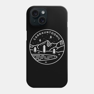 Carrauntoohil Ireland Emblem - Black Phone Case