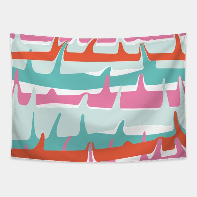 Abstract wave Tapestry by mariletsart