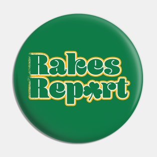 Rakes Report - Retro Logo Pin