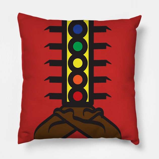 Respect The Lights Pillow by TheCornucopia