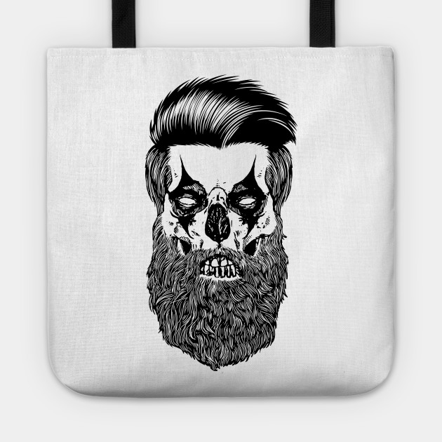 Beard Clown Beard Tote Teepublic