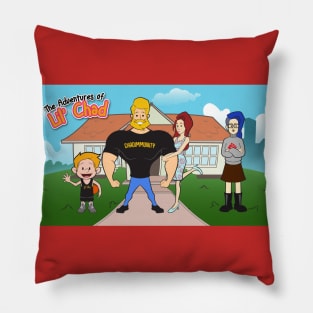 Lil' Chad Family Assemble Pillow