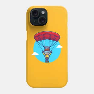 Cute People Parachuting Phone Case