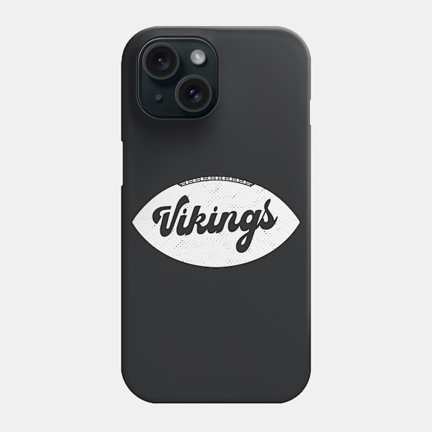 Retro Vikings Football Phone Case by SLAG_Creative