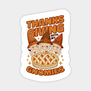 Gnome-Style Thanksgiving Magnet