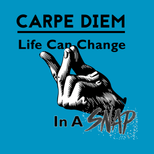 Carpe Diem (black & white) T-Shirt