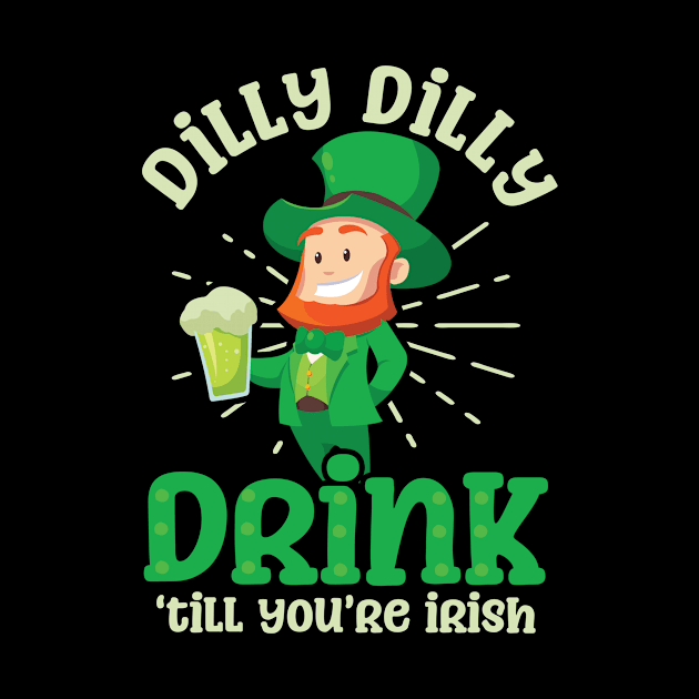 Funny St Patricks Day Shirt | Drink Until Irish by Gawkclothing