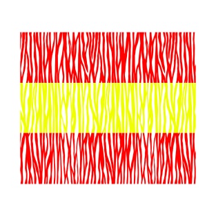 Animal Print Zebra SPANISH FLAG T-Shirt