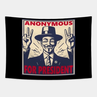 Anonymous for President Tapestry