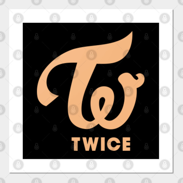 Twice Wake Me Up Era Twice Logo Poster Und Kunst Teepublic De