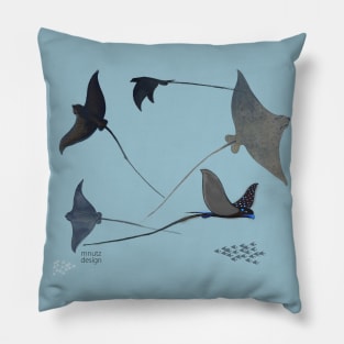 Eagle rays Pillow