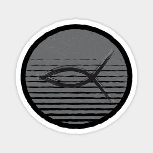 Ichthys Fish Christianity Magnet