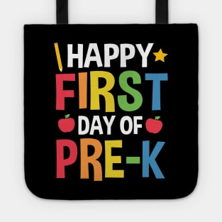 Happy First Day Of Pre-K Back To School Gift Tote