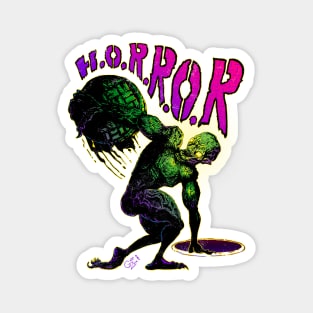 Horror Movie Creature Humanoid Undercover Discóbolo Magnet