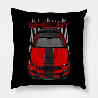 Shelby GT350 - Red & Black Pillow