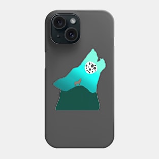 Moon wolf Phone Case