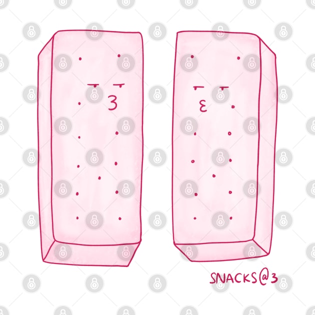 Shortbread in PINK by Snacks At 3