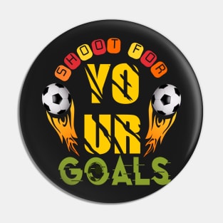 shoot for your goals Pin