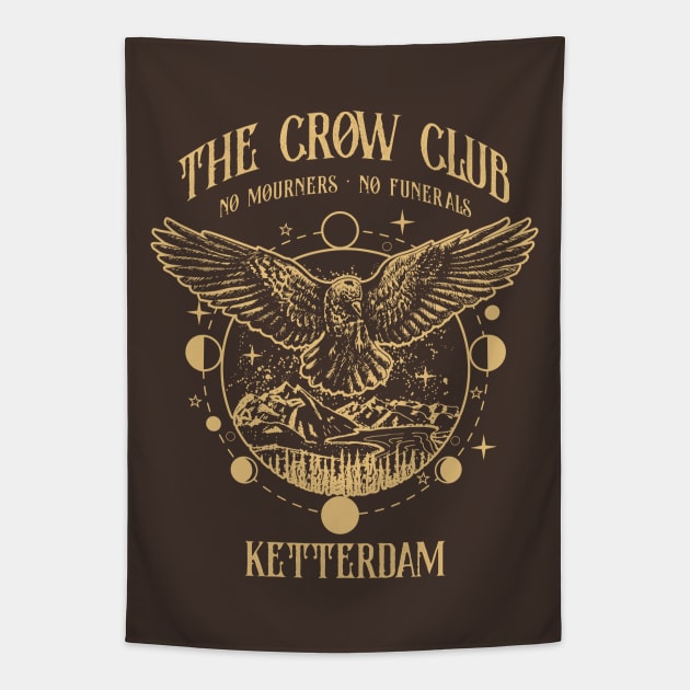 Six of Crows - Ketterdam Crow Club Tapestry by OutfittersAve