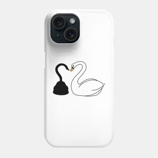 hook swan Phone Case