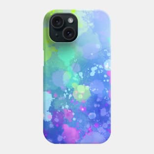 Paint splatter pattern Phone Case