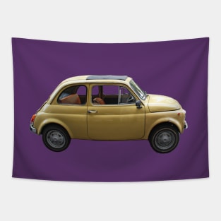 little yellow car Tapestry