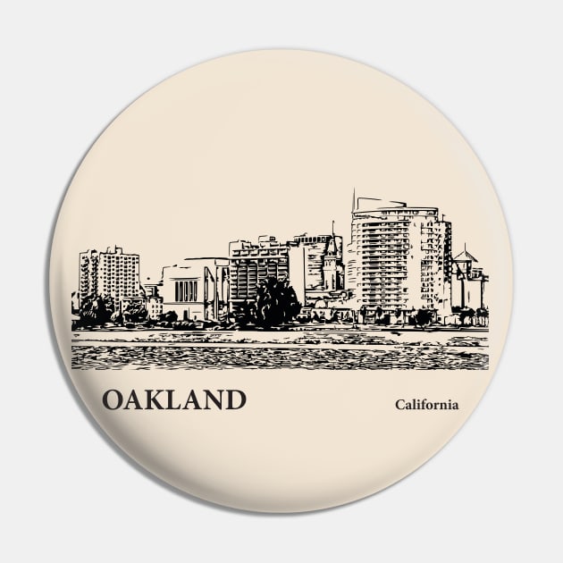 Oakland - California Pin by Lakeric