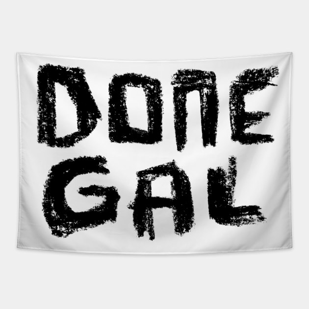 Done Gal, Ireland, Donegal Tapestry by badlydrawnbabe