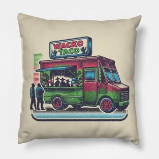 Delicious Taco Truck Pillow