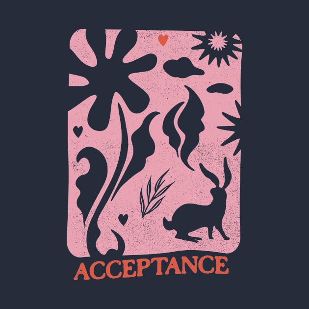 Boho Pink Acceptance by Annelie