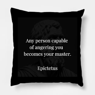 Mastering the Art of Self-Control: Epictetus on Anger Management Pillow