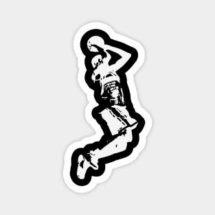 Basketball Player Slam Dunk Magnet