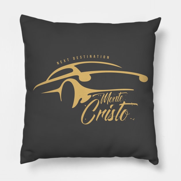 Next Destination Pillow by Whatastory