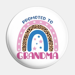 Promoted To Grandma - Pregnancy Pin