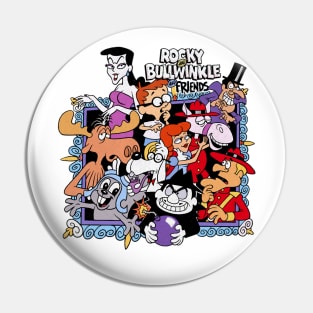 Cartoons And  With Friends Pin