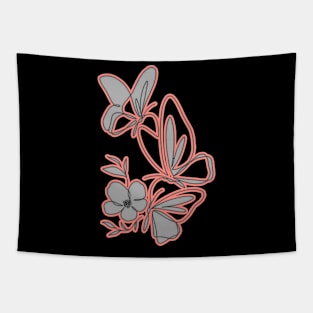 pretty butterfly digital art Tapestry