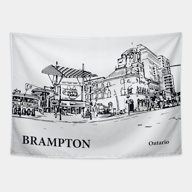 Brampton - Ontario Tapestry by Lakeric