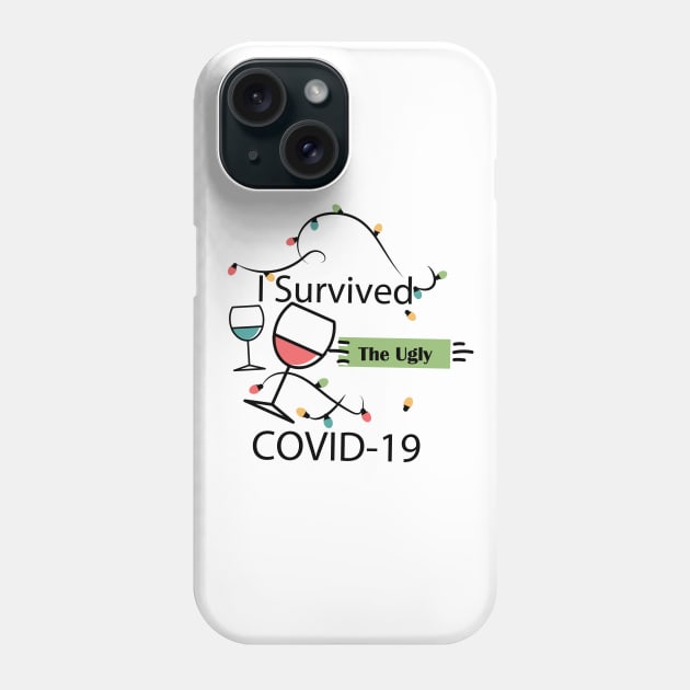 I survived the ugly COVID-19 Phone Case by TheWarehouse