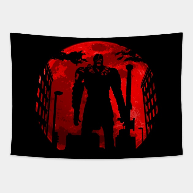 That Creepy Zombie Tapestry by nickbeta