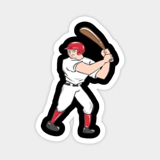 Baseball Brennball Softball Kickball Ballsport USA Magnet