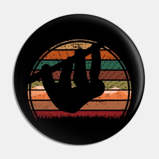 Sloth Sunset Pin