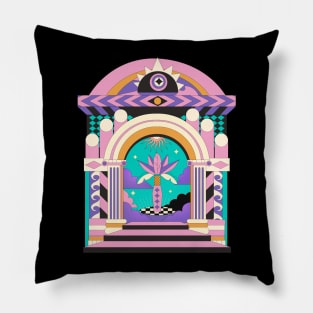 Retro Paradise" T-Shirt Pillow