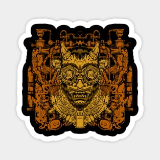 Steampunk demon Magnet