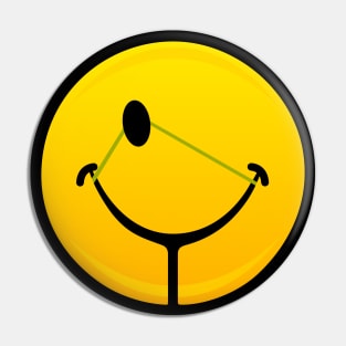 Smiley Slingshot Pin