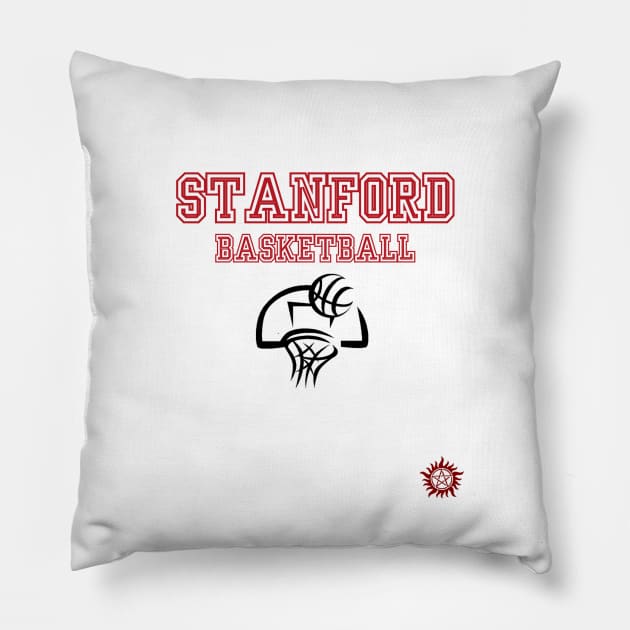 Stanford Sam Collection: Basketball Pillow by elisabet_tckr